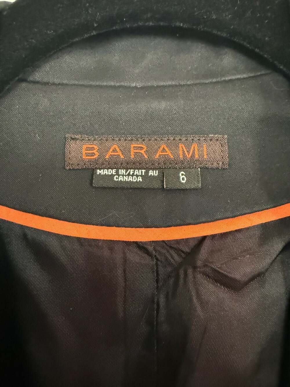 Barami Black Zipper Blazer Office Siren Dark Feminine Tailored Jacket Size 6 - Picture 6 of 7